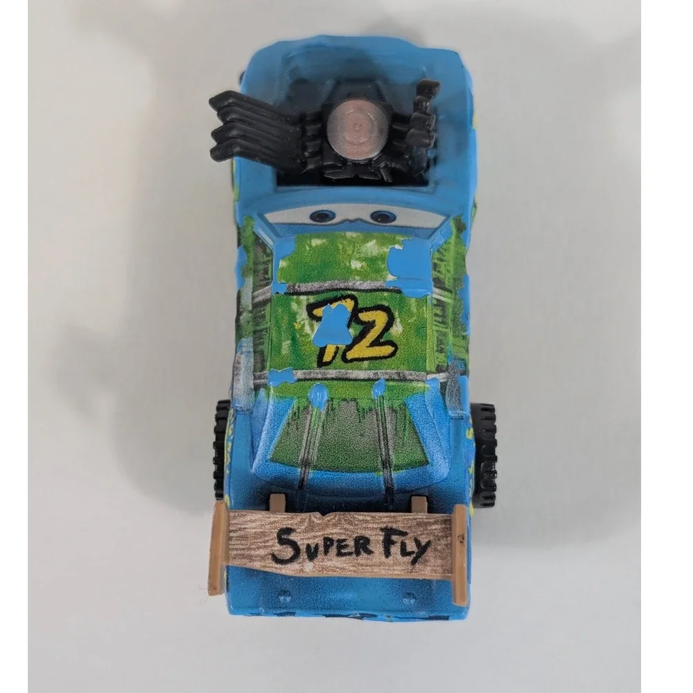Disney Pixar Cars Superfly Thunder Hollow Derby Diecast Blue 72 Mattel